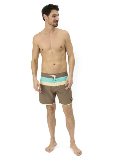 MAILLOT JON 1 STRIPE  BROWN
