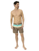 MAILLOT JON 1 STRIPE  BROWN