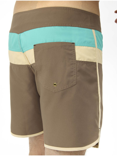 MAILLOT JON 1 STRIPE  BROWN