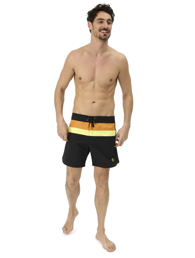 MAILLOT JON 1 STRIPE  BLACK