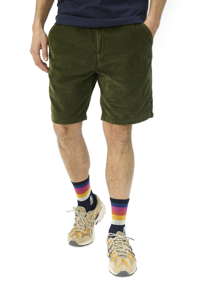 BERMUDA VINCENT VELOURS KAKI