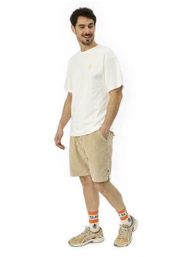 Camel Velvet Vincent Bermuda Shorts