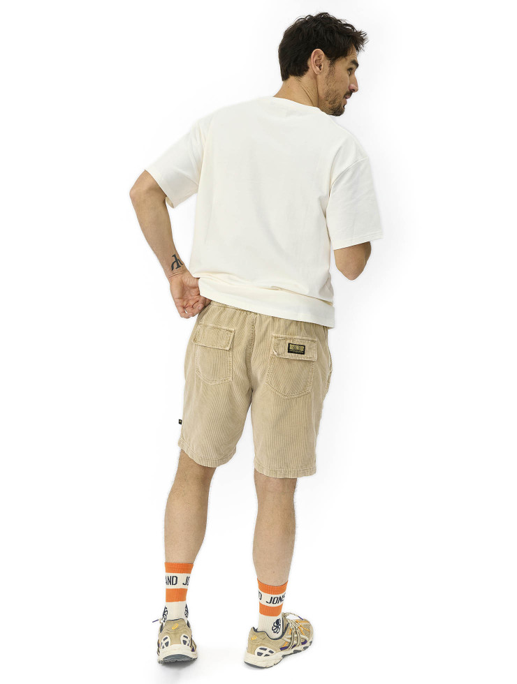 Camel Velvet Vincent Bermuda Shorts