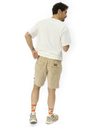 Camel Velvet Vincent Bermuda Shorts