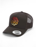 CASQUETTE TRUCKER FLOWER BROWN