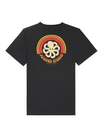 T-SHIRT CLASSIC RAINBOW BLACK