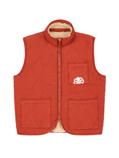 GILET SHERPA CAM ROUGE