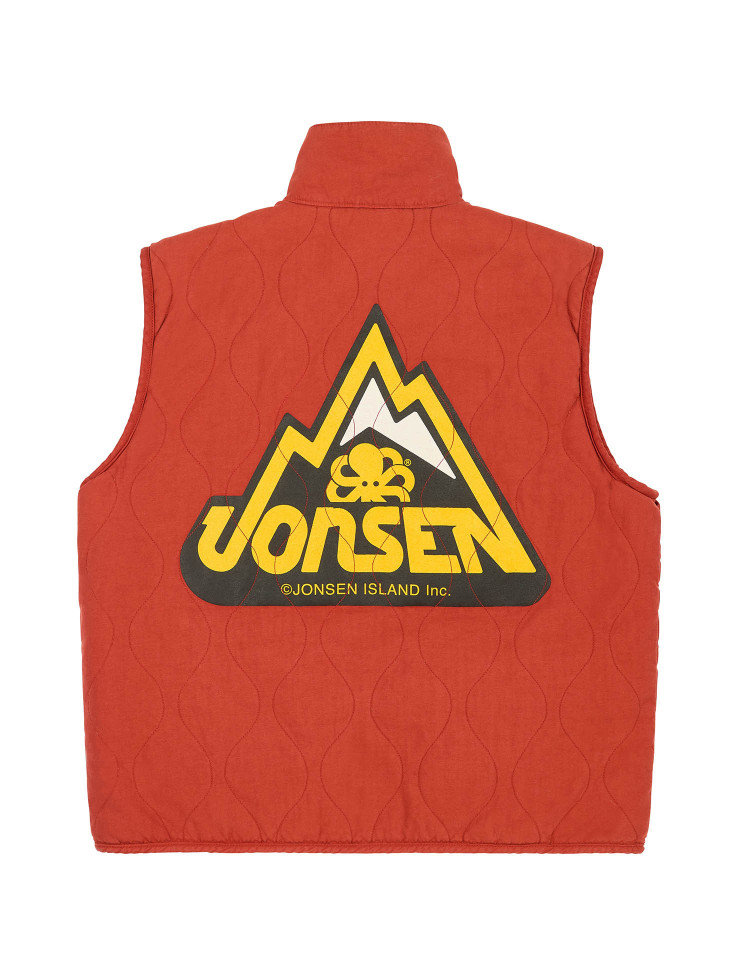 GILET SHERPA CAM ROUGE