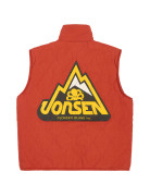 GILET SHERPA CAM ROUGE