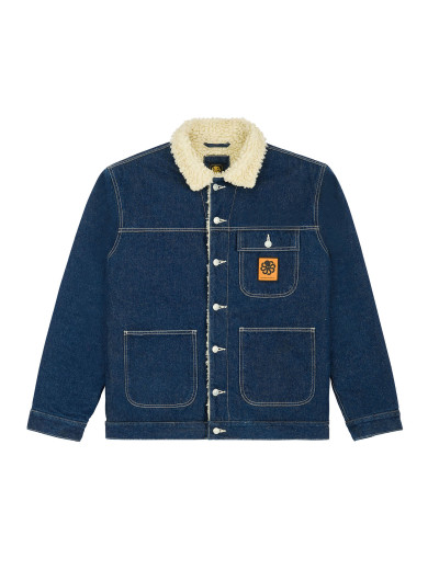 JACKET SHERPA JEAN RISA RAW GREGOR DENIM BRUT