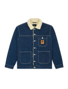 JACKET SHERPA JEAN RISA RAW GREGOR DENIM BRUT