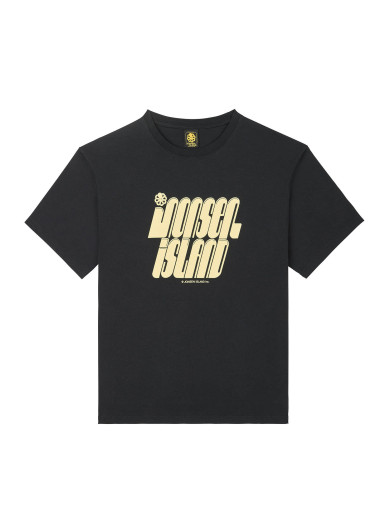T-SHIRT CONFORT BUBBLE GUM BLACK