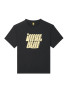 T-SHIRT CONFORT BUBBLE GUM BLACK