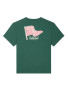 T-SHIRT CONFORT FLAG COLOR RAIN FOREST