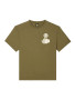 T-SHIRT CONFORT FLOWER LOVE IVY GREEN