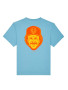 T-SHIRT CONFORT MOUSTACHE ADRIATIC BLUE