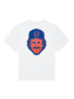 T-SHIRT CONFORT MOUSTACHE WHITE