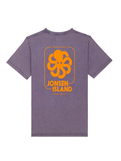 T-SHIRT CLASSIC BIG LABEL GRAPE F/O