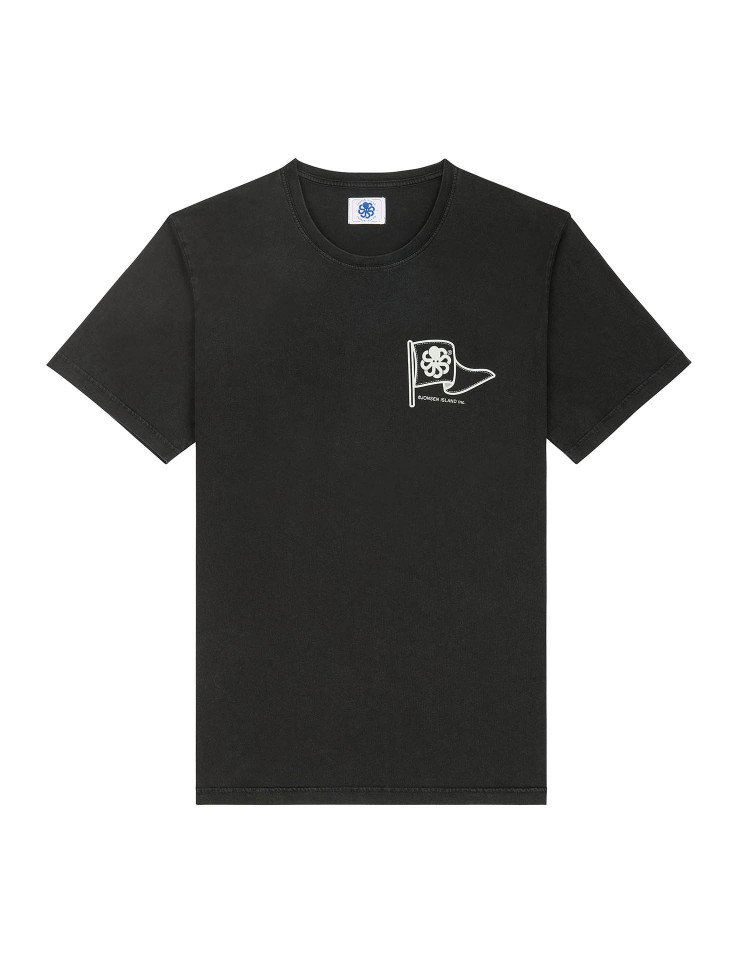 T-SHIRT CLASSIC FLAG BLACK F/O