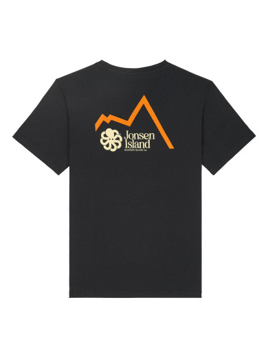 T-SHIRT CLASSIC ORANGE SKISHOP BLACK