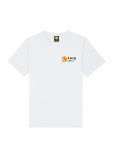 T-SHIRT CLASSIC ORANGE SKISHOP WHITE