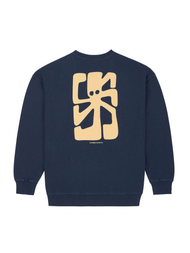 SWEAT-SHIRT CONFORT GUSTAVO THE ARTIST NAVY
