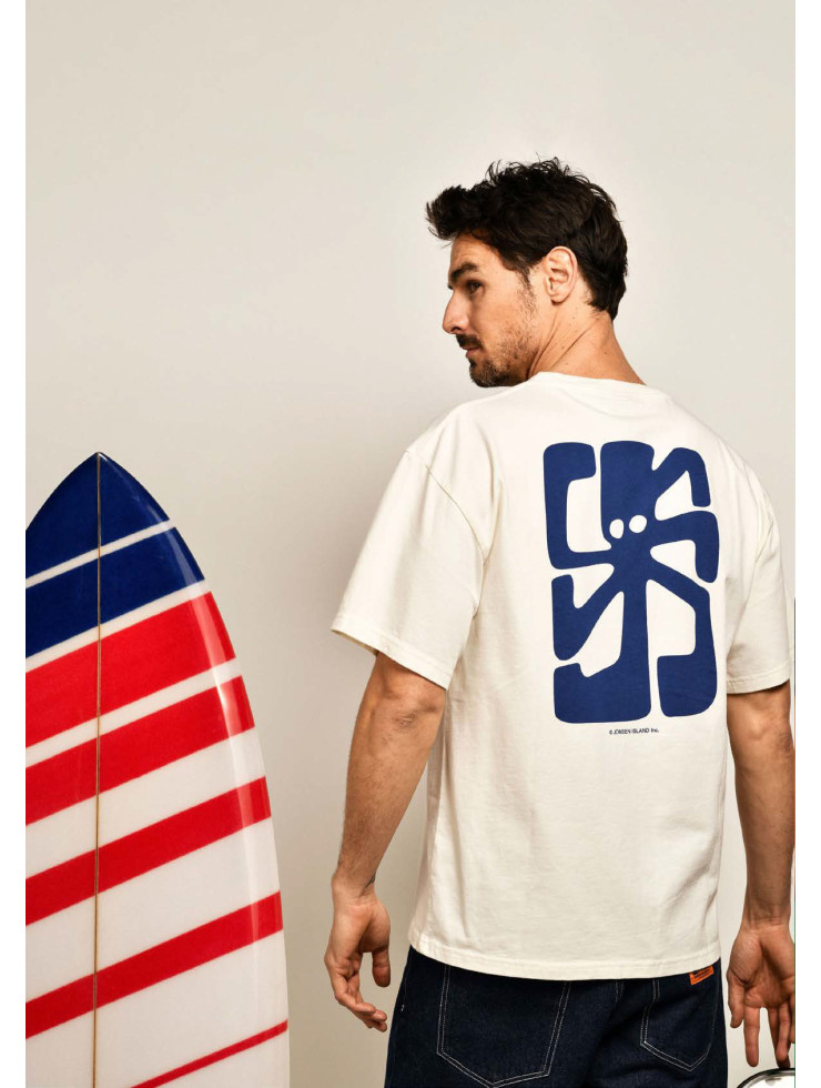 T-SHIRT CONFORT THE ARTIST COCONUT
