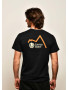 T-SHIRT CLASSIC ORANGE SKISHOP BLACK