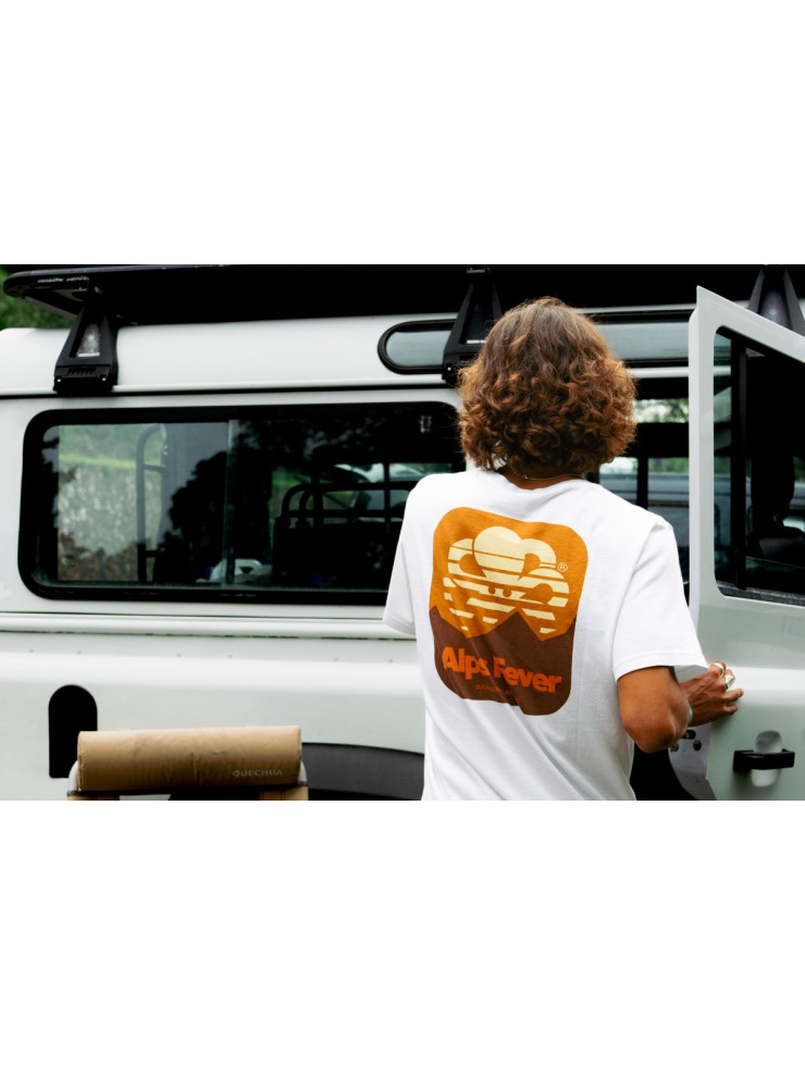 T-SHIRT CLASSIC ALPS FEVER WHITE