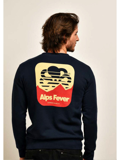 SWEAT-SHIRT CLASSIC GUSTAVO ALPS FEVER NAVY