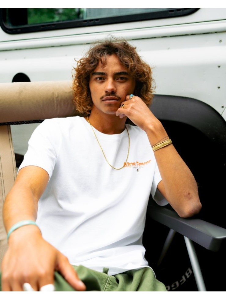 T-SHIRT CLASSIC ALPS FEVER WHITE