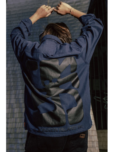 OVER SHIRT GAELLE POKER NAVY