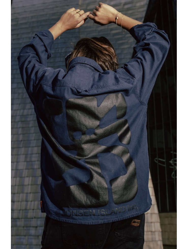 OVER SHIRT GAELLE POKER NAVY
