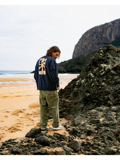 SWEAT-SHIRT CONFORT GUSTAVO THE ARTIST NAVY