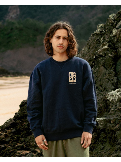 SWEAT-SHIRT CONFORT GUSTAVO THE ARTIST NAVY