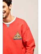 SWEAT-SHIRT CONFORT GUSTAVO BIGROCK RED FADE OUT
