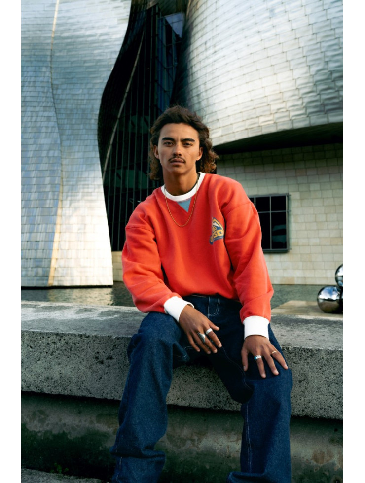 SWEAT-SHIRT CONFORT GUSTAVO BIGROCK RED FADE OUT
