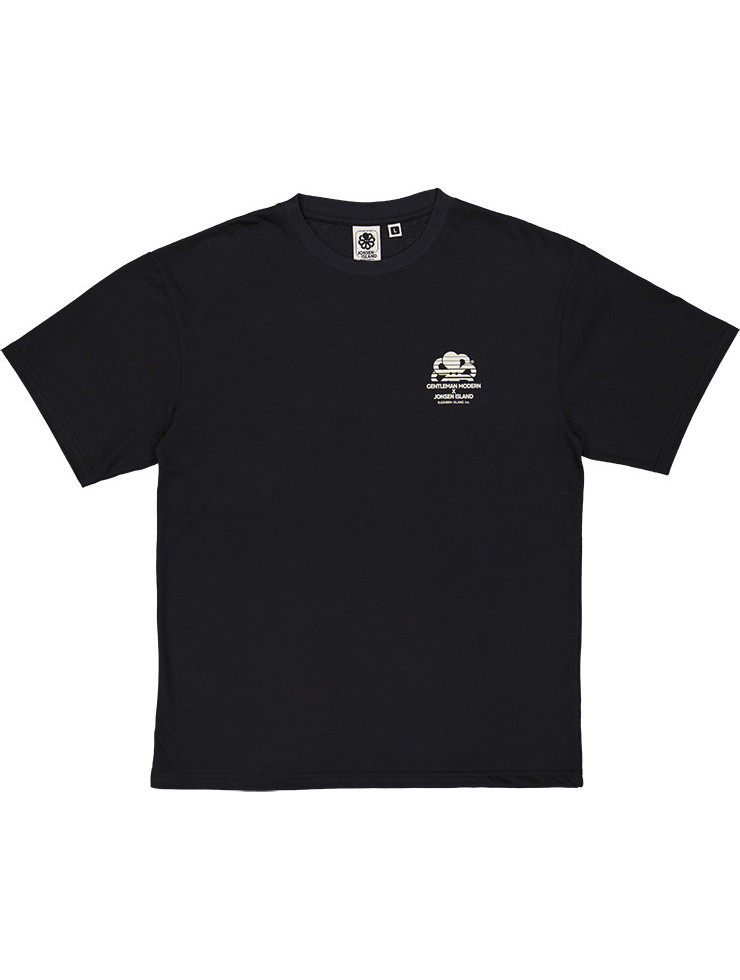 T-SHIRT CONFORT GENTLEMAN MODERN x JONSEN BLK