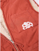 GILET SHERPA CAM ROUGE
