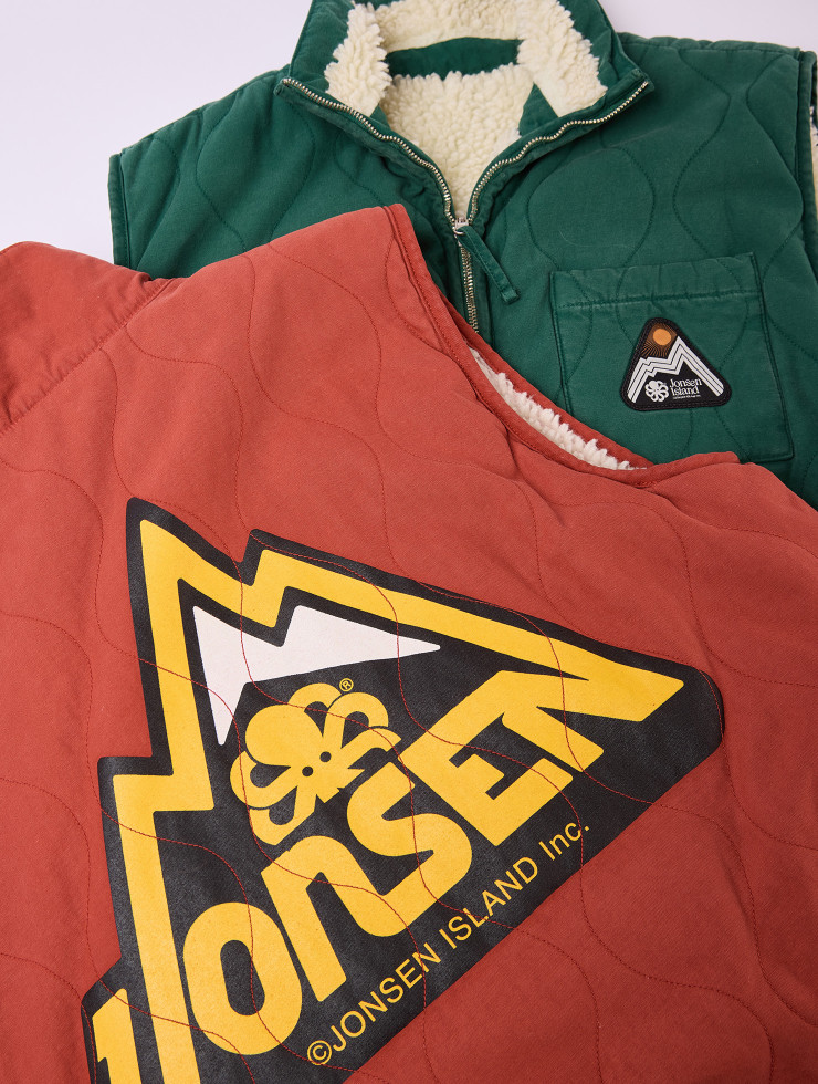 REVERSIBLE JACKET CAM + RED POKER