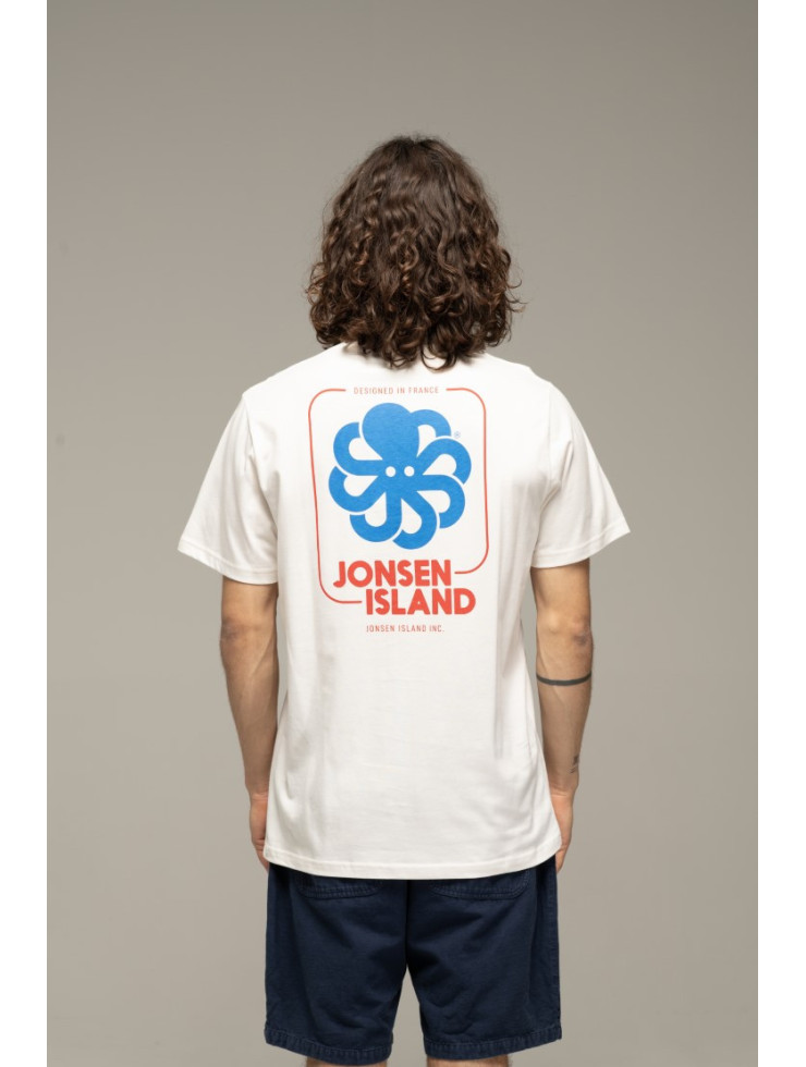 T-SHIRT CLASSIC BIG LABEL COCONUT