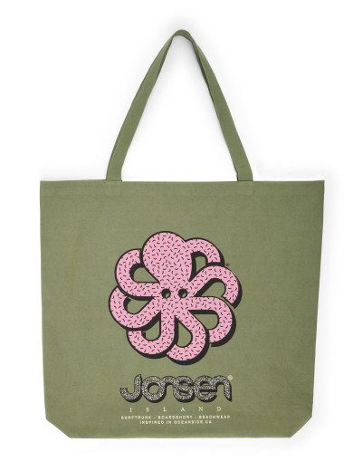 TOTE BAG   OIL GREEN