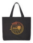 TOTE BAG   BLACK FADED
