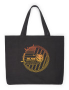 TOTE BAG   BLACK FADED