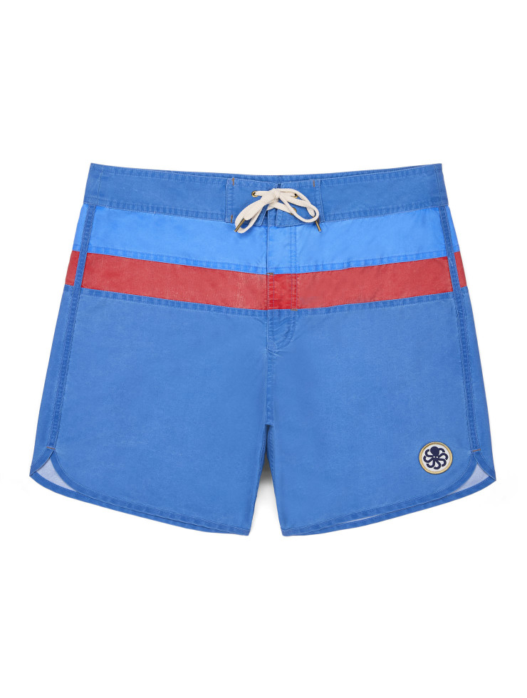 BOARDSHORT JON 1 STRIPE  BLUE