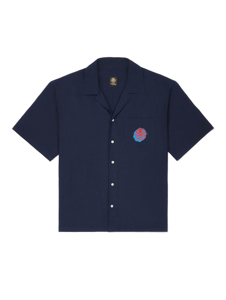 CHEMISE SUMMER SHIRT  NAVY