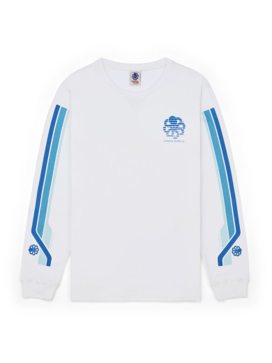T-SHIRT LONG SLEEVES  TRUCKING WHITE