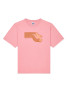 T-SHIRT CONFORT FAST BIRD PINK F/O
