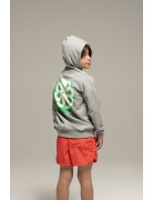 SWEAT HOODIE ZIP KID BIG 3D HGR
