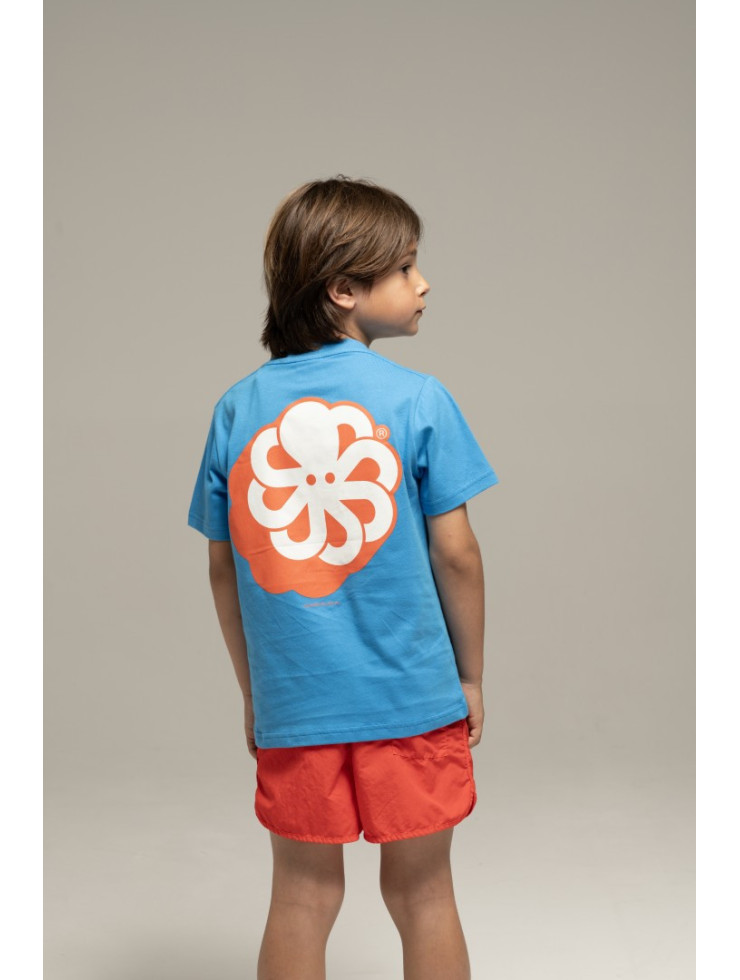 T-SHIRT CLASSIC KID BIG 3D BLUE